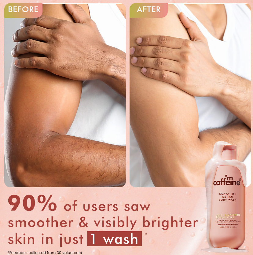 mCaffeine De-Tan & Exfoliating Body Washes | Grocsy
