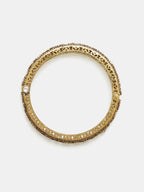 Ruby Raang 22k Gold Polished Kundan Bracelet | Grocsy