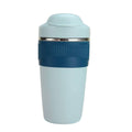 Wosta Travel Coffee Mug with Lid and Straw Tumbler - 480ml (Sky Blue) | Grocsy