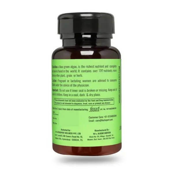 Herbxpert Spirulina Tablets | Grocsy