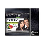 Indica Easy Hair Color Shampoo Natural Black | Grocsy