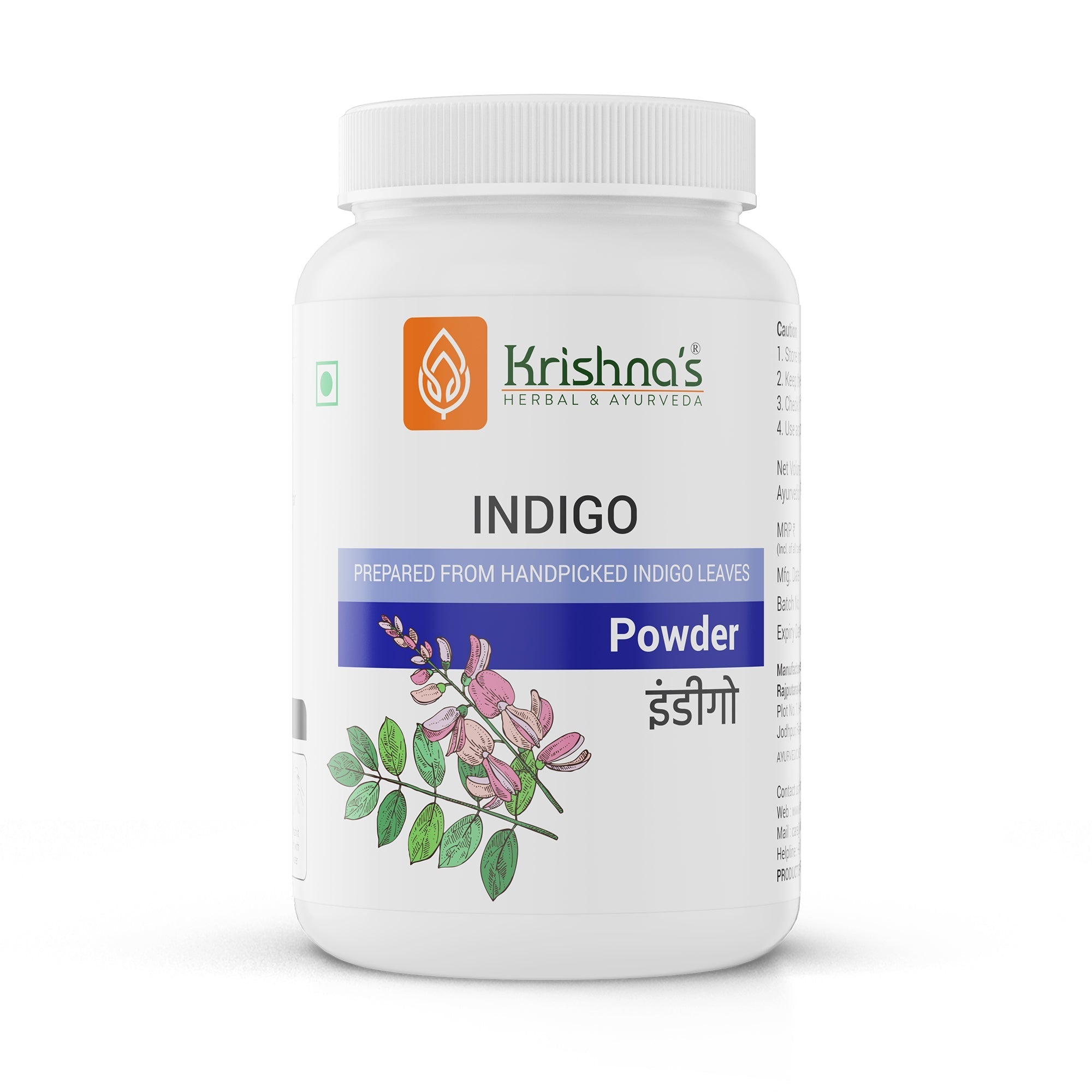 Krishna'S Herbal & Ayurveda Indigo Powder | Grocsy