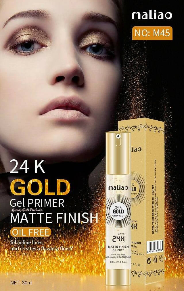Maliao Professional Matte Look 24K Gold Primer | Grocsy