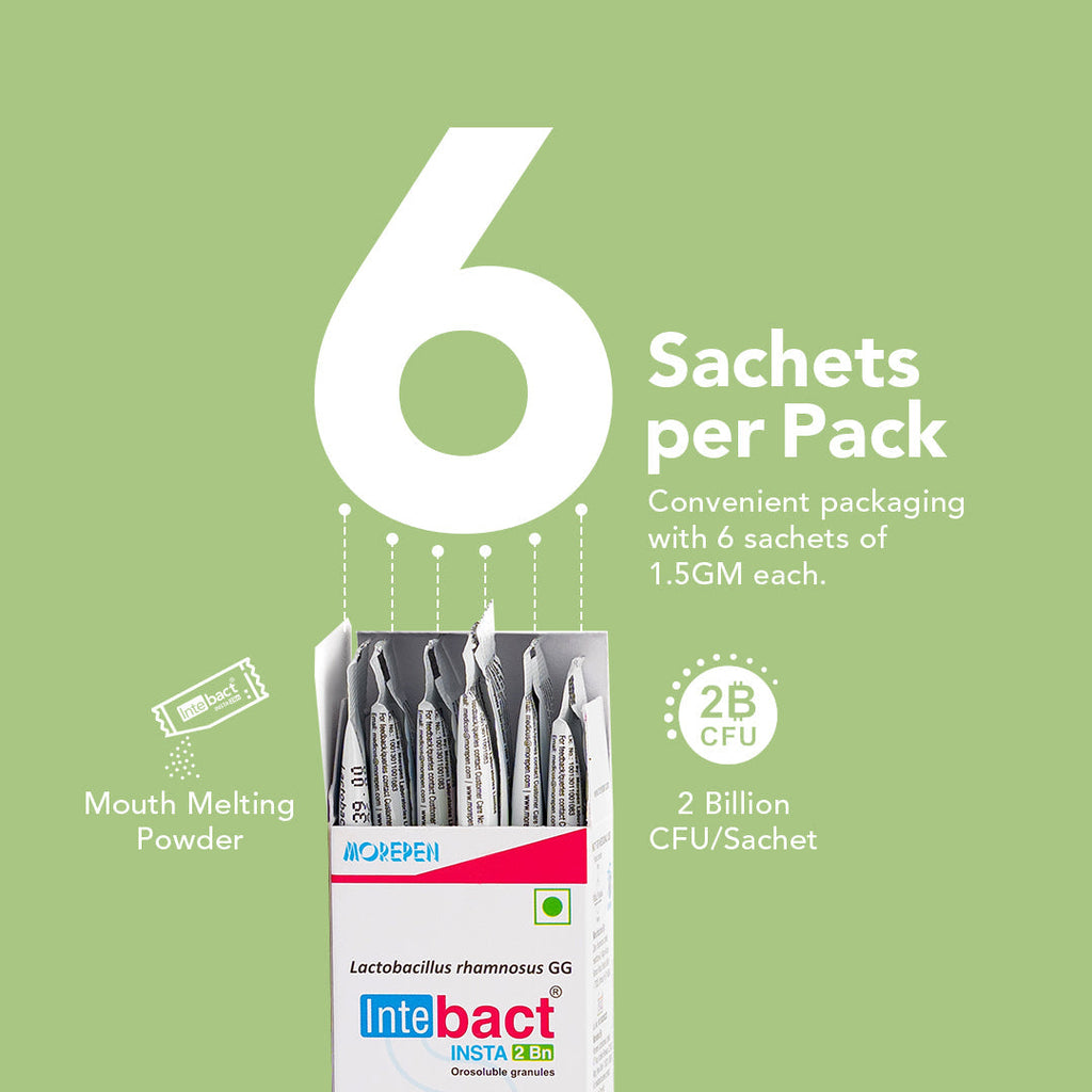 Dr Morpen Intebact Insta Probiotic 2Bn (Vanilla Flavour) | Grocsy