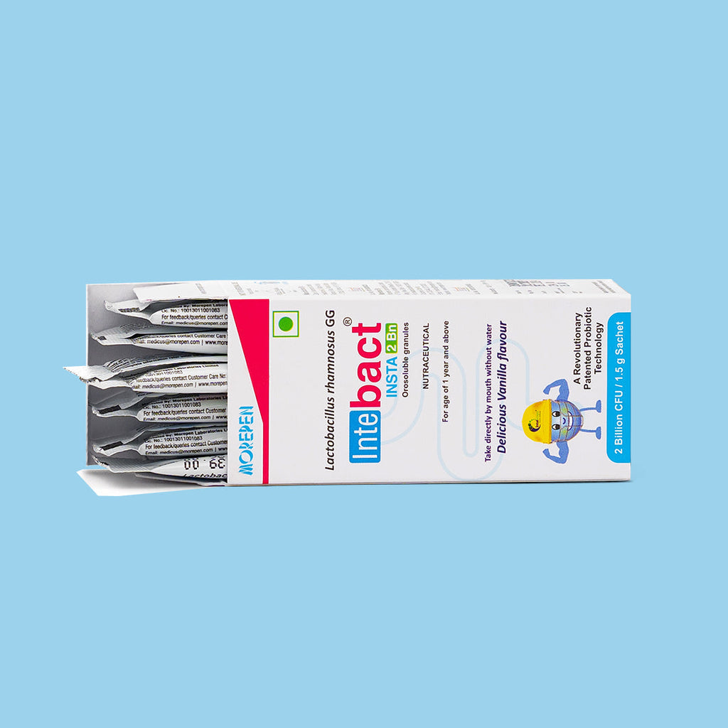 Dr Morpen Intebact Insta Probiotic 2Bn (Vanilla Flavour) | Grocsy