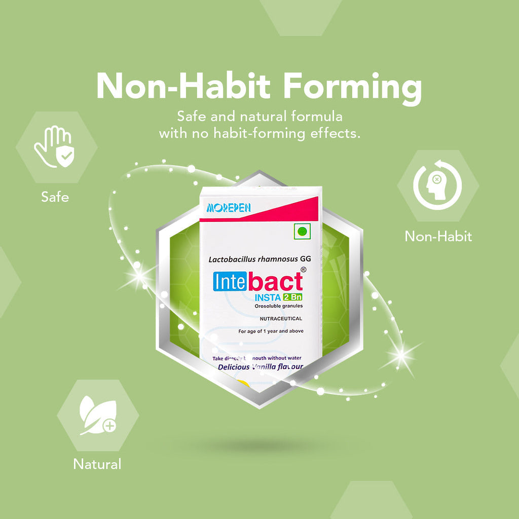 Dr Morpen Intebact Insta Probiotic 2Bn (Vanilla Flavour) | Grocsy