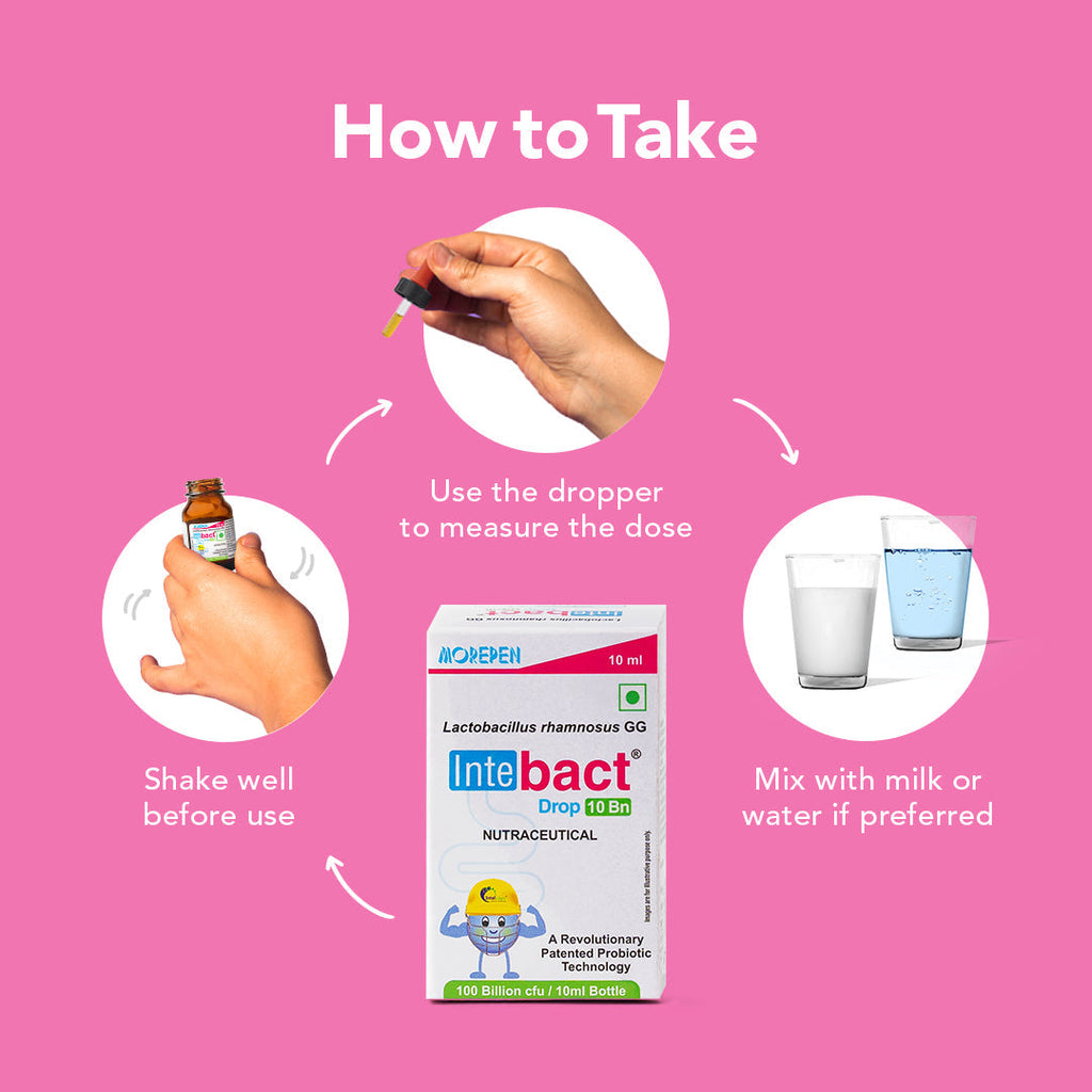 Dr Morpen Intebact Probiotic Drop 10Bn | Grocsy