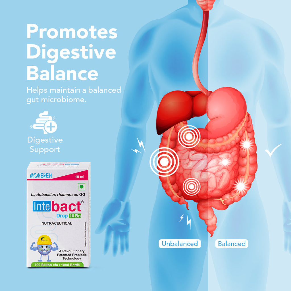 Dr Morpen Intebact Probiotic Drop 10Bn | Grocsy