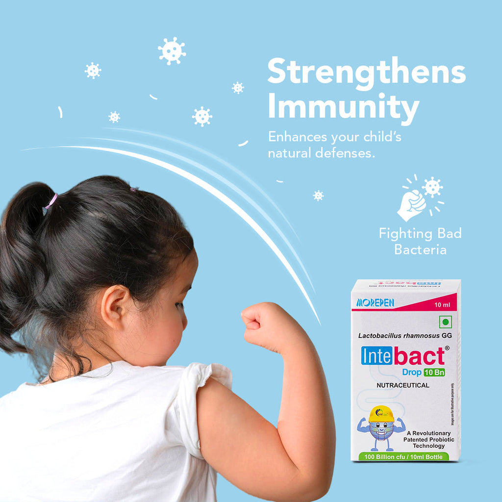 Dr Morpen Intebact Probiotic Drop 10Bn | Grocsy