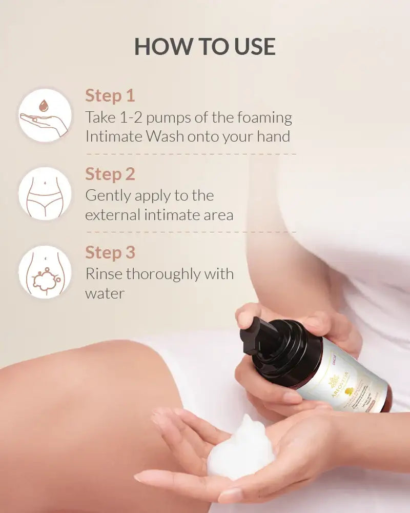 AreoVeda Natural Prebiotic Intimate Wash | Grocsy