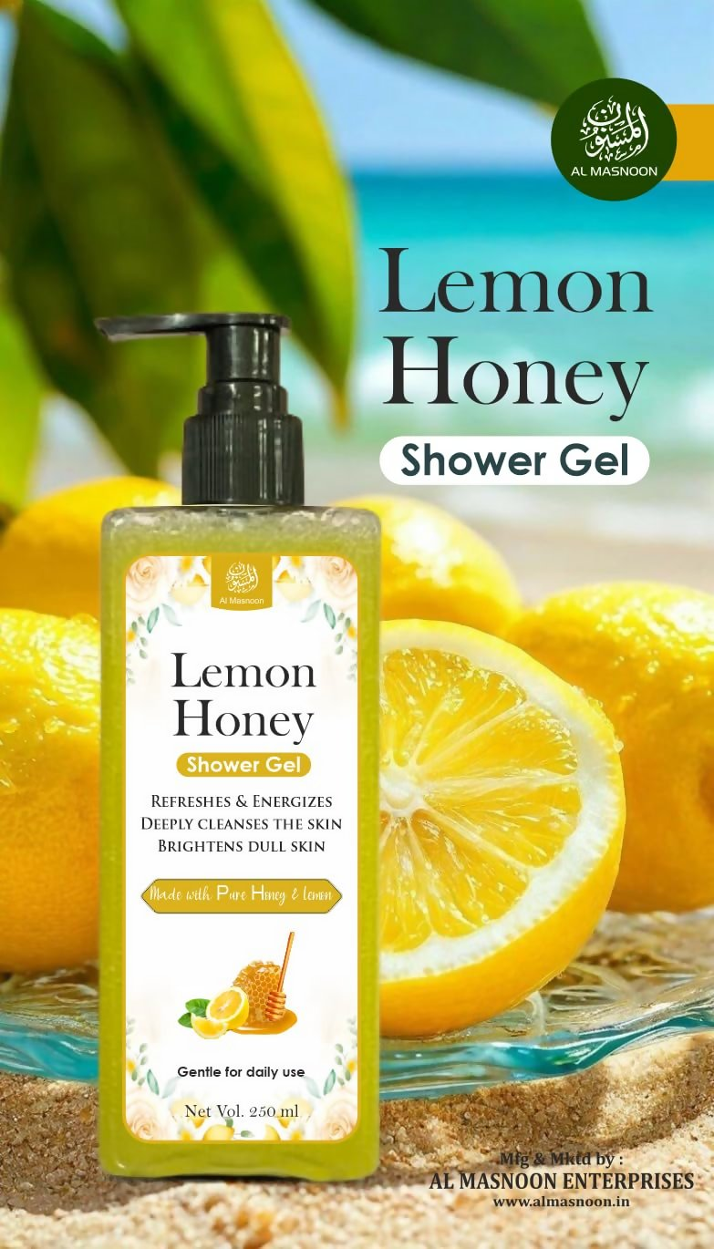 Al Masnoon Lemon Honey Shower Gel | Grocsy