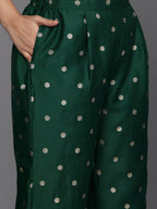 Ahalyaa Women's Traditional wear Kurta Set - Green | Grocsy