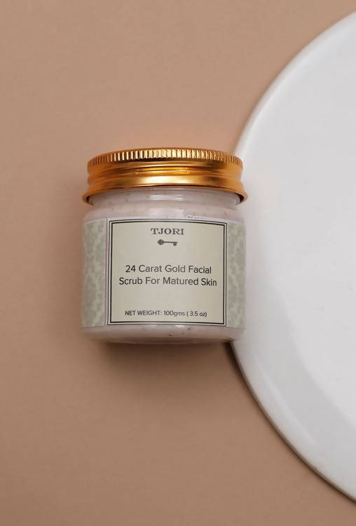Tjori 24 Carat Gold Facial Scrub For Matured Skin | Grocsy