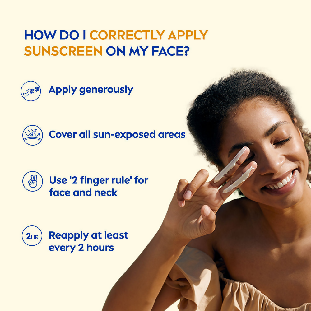 Nivea Sun Shine Control SPF 50 Sunscreen Ultra Matte, No White Cast, Instant UV Protection | Grocsy