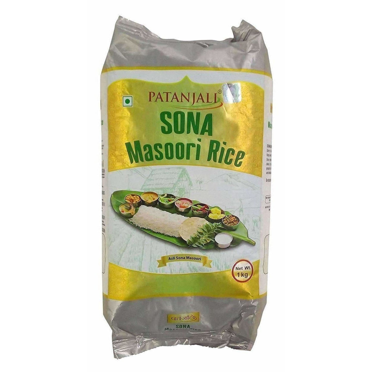 Patanjali Sona Masoori Rice ( 1 kg) | Grocsy