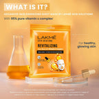 Lakme Skin Solutions Vitamin C - Revitalizing Sheet Mask | Grocsy