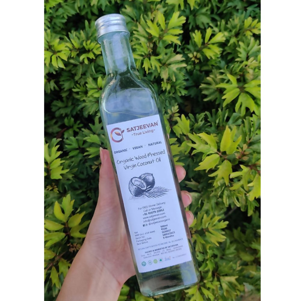 Satjeevan Organic Stone-Pressed Virgin Coconut Oil | Grocsy