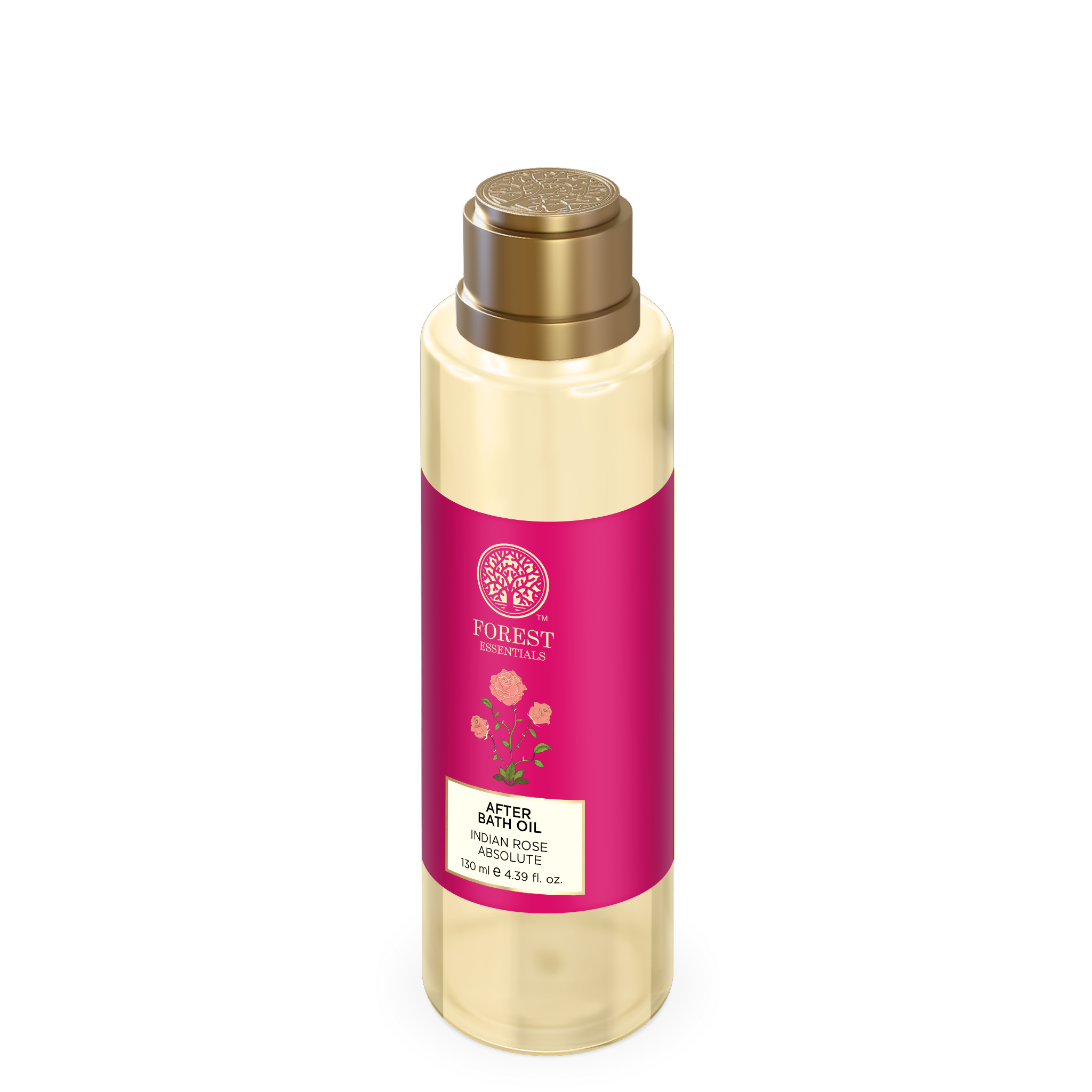 Forest Essentials After Bath Oil Indian Rose Absolute - Nourishing After Shower Body Oil | Grocsy