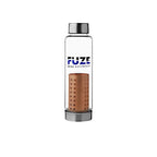 Fuze Glass Bottle With Pure Copper Filter | Grocsy