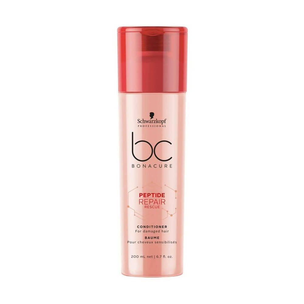 Schwarzkopf Professional Keratin BC Bonacure Smooth Perfect Rescue Micellar Shampoo & Peptide Repair Conditioner Combo | Grocsy