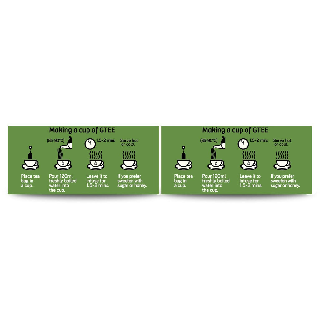 Gtee Green Tea Bags - Regular | Grocsy