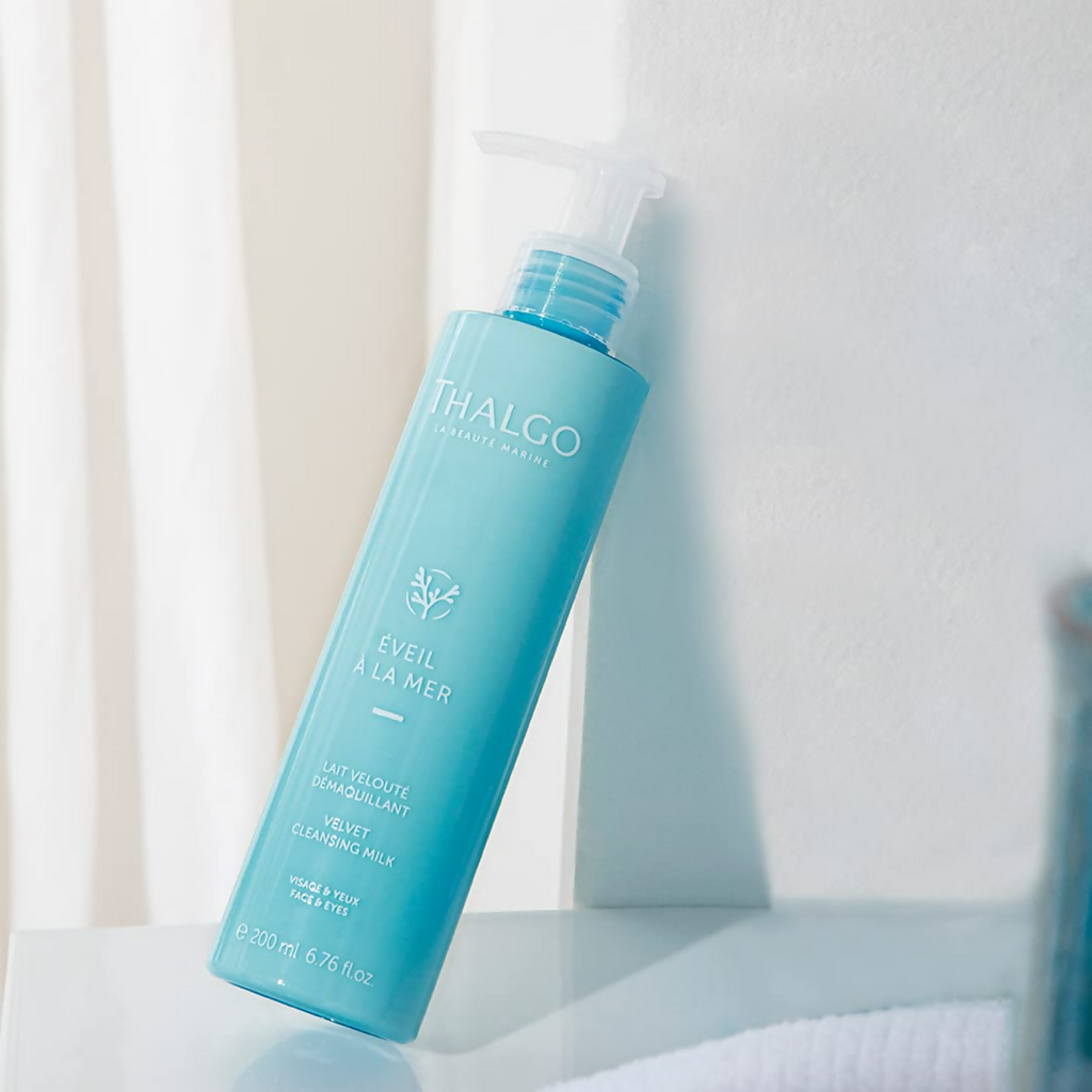 Thalgo Velvet Cleansing Milk - Gentle Cleansing Milk with Castor & Grape Seed Oils | Grocsy