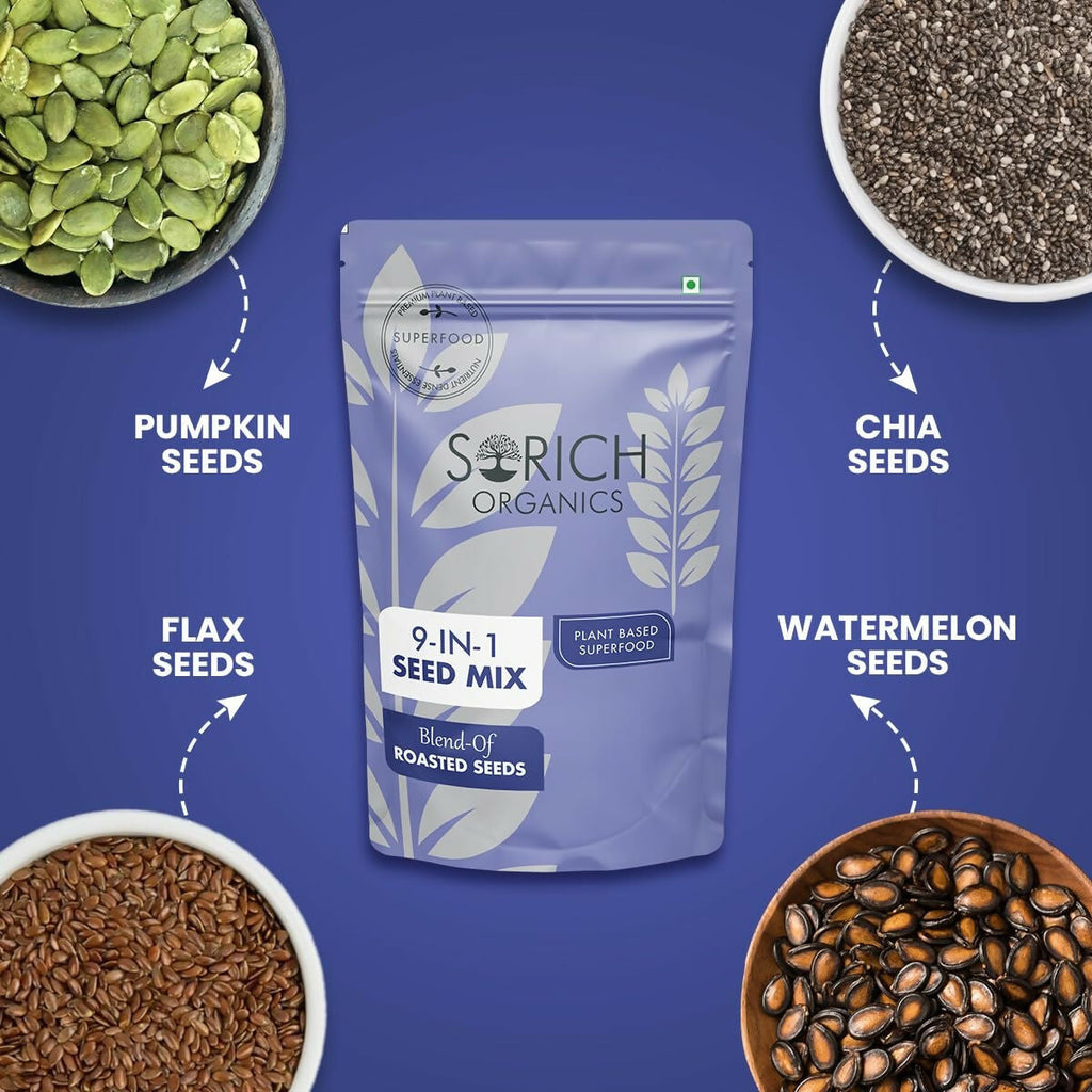 Sorich Organics 9 in 1 Seed Mix | Grocsy