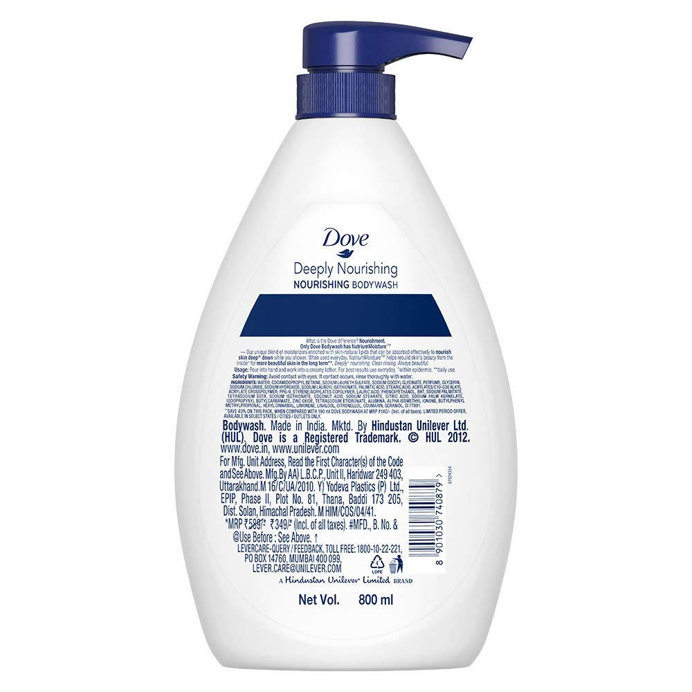 Dove Deeply Nourishing Body Wash | Grocsy
