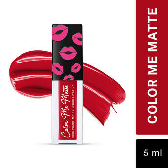 Jaquline USA Color Me Matte Liquid Lipstick - Crimson Red | Grocsy