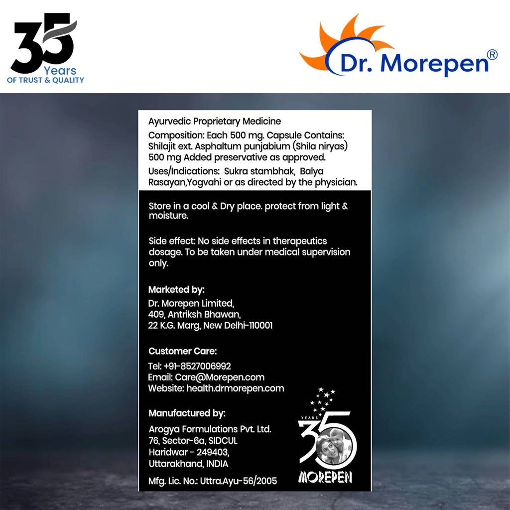 Dr. Morepen S J Capsules and Testosterone Booster Tablets Combo | Grocsy