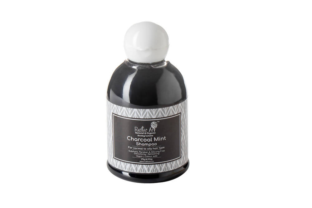 Rustic Art Charcoal Mint Shampoo | Grocsy