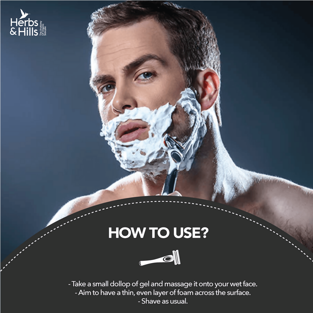 Herbs & Hills Maca Root Shaving Gel | Grocsy