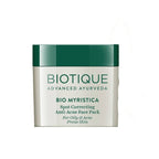 Biotique Advanced Ayurveda Bio Myristica Spot Correcting Anti Acne Face Pack | Grocsy