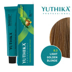 Yuthika Professional Creme Hair Colour - Light Golden Blonde | Grocsy