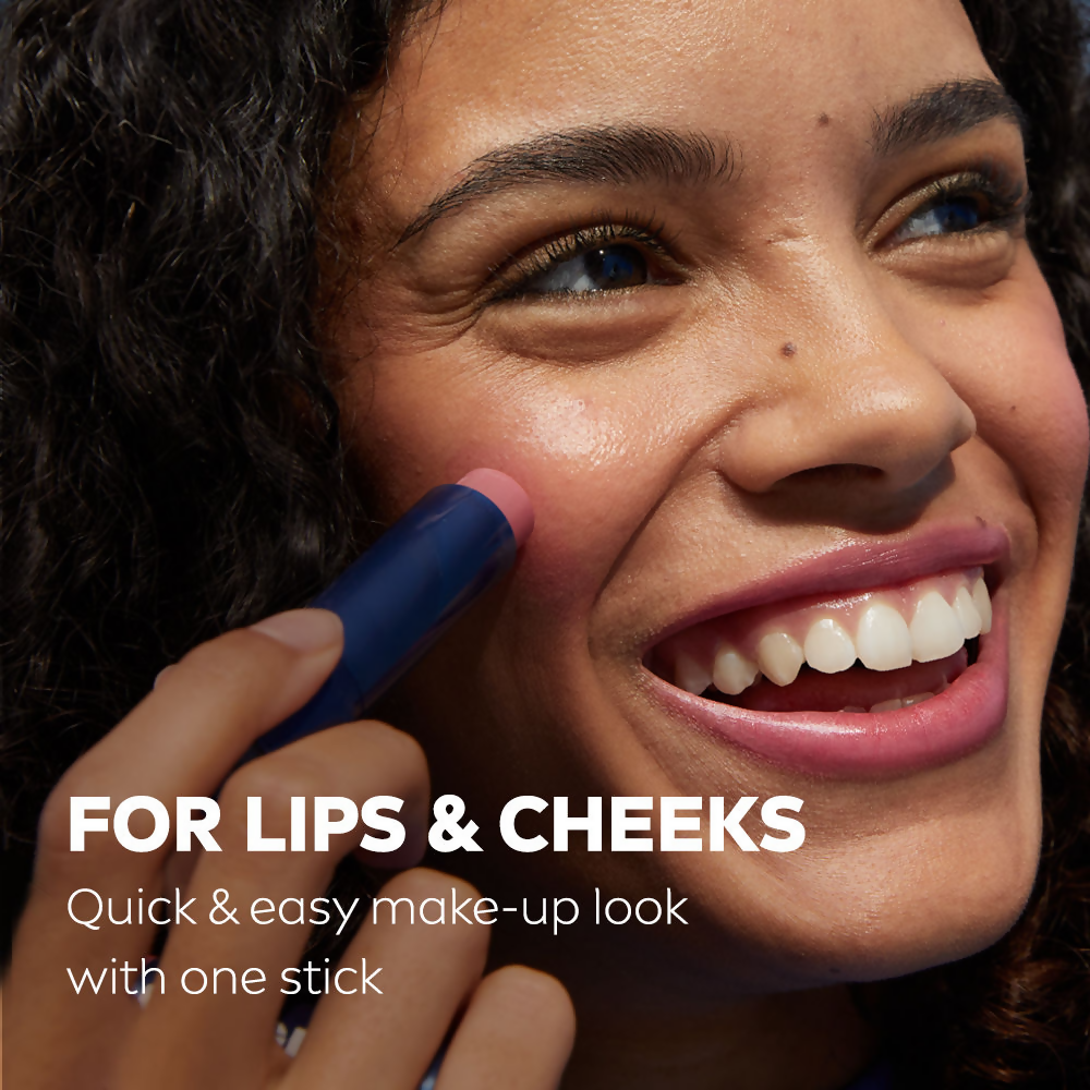 Nivea Lip Caring Beauty Red Lip Balm With SPF 30 - Rose | Grocsy