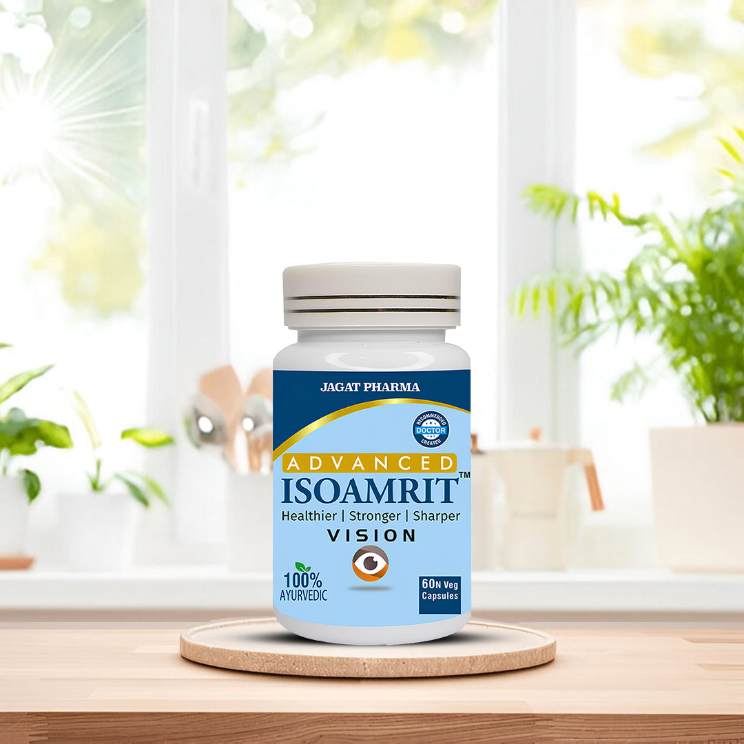 Jagat Pharma ISOAMRIT Eye Care Capsules For Dry Eyes | Grocsy