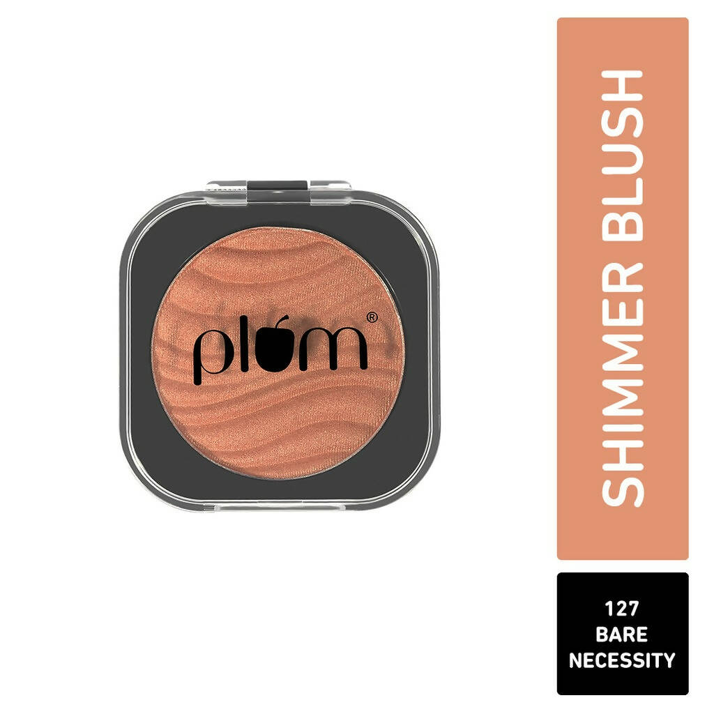 Plum Cheek-A-Boo Shimmer Blush 127 Bare Necessity | Grocsy