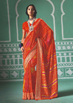 Joban Fashion Vicitra Silk Multi Color Soft Fabric With Digital Print Saree | Grocsy