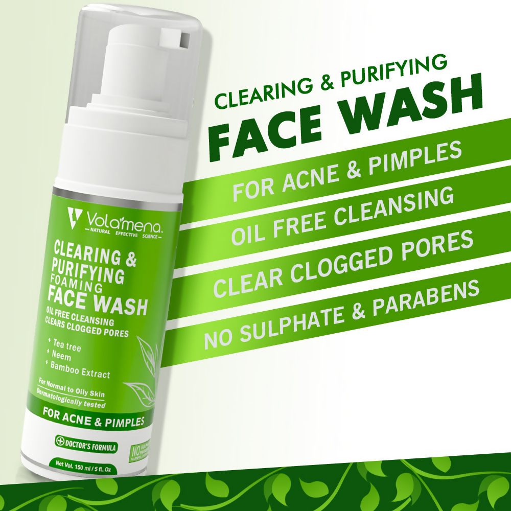 Volamena Clearing And Purifying Foaming Face Wash | Grocsy