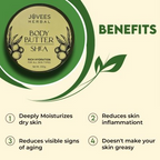 Jovees Shea Body Butter for Dry & Rough Skin Deep Nourishment, Non-Sticky | Grocsy