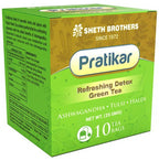 Sheth Brothers Pratikar Refreshing Detox Green Tea Bag | Grocsy