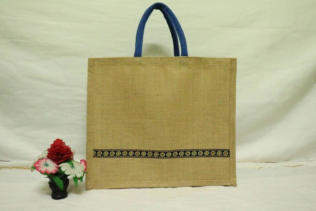 Natural Color Grocery Jute Bag | Grocsy