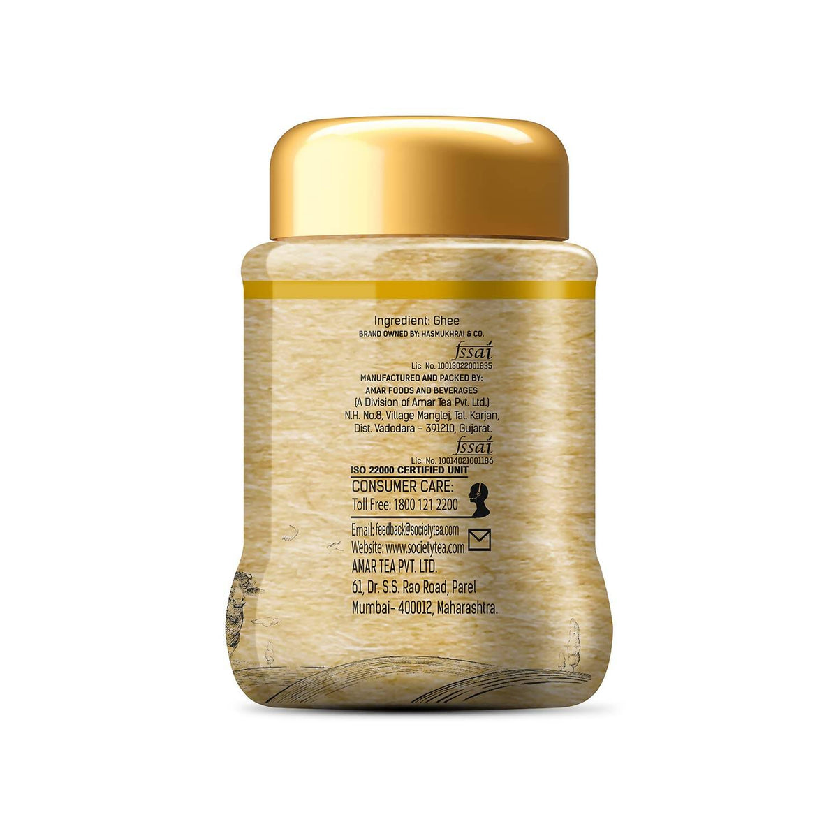 Society Desi Ghee | 100% Pure and Natural | Desi Ghee | Highly Nutritious | Traditional Curd-Churned | Grocsy