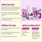 PLIX The Plant Fix Jamun Acne Kit | Grocsy