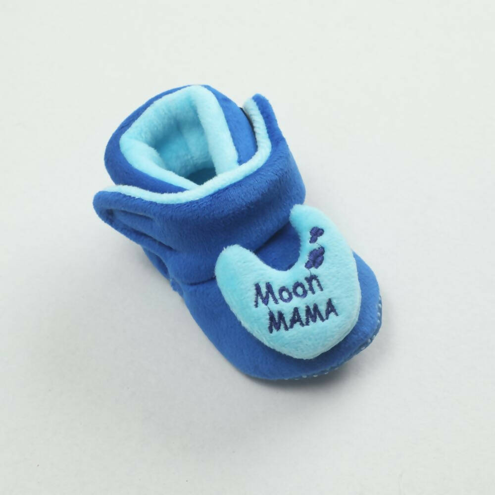 Tiny Bugs For Boys & Girls Baby Winter Booties - Blue | Grocsy