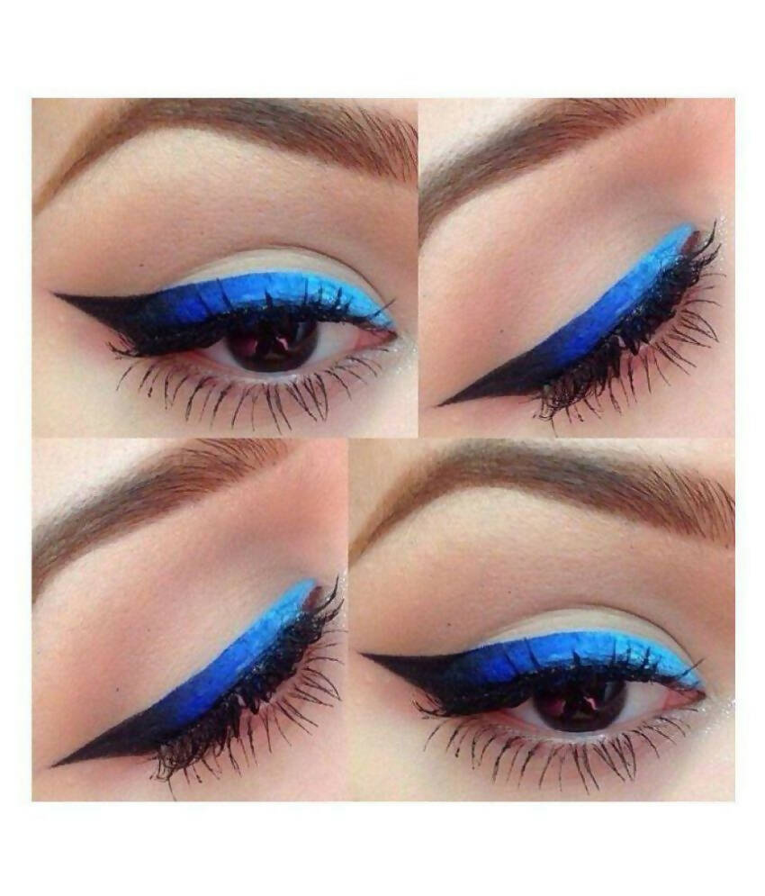 Favon Music Flower Pack Of Black and Blue Gel Eyeliners | Grocsy