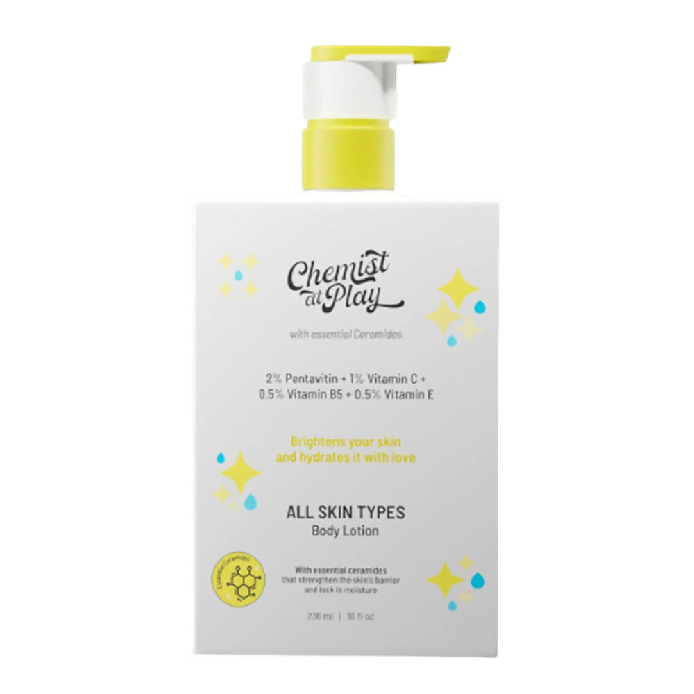 Chemist At Play All Skin Types Body Lotion, Replenishes Dry & Rough Spots of the Skin | Grocsy