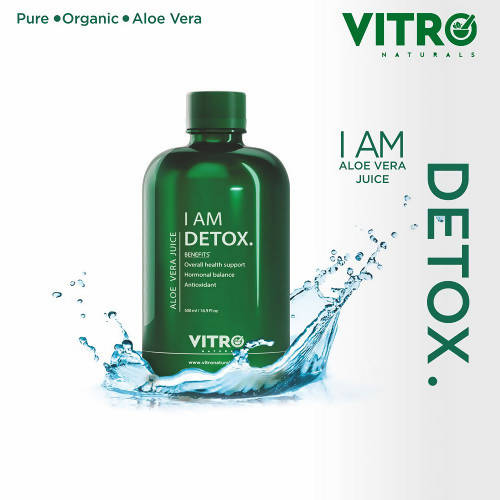 Vitro Naturals Aloe Vera Juice I Am Detox | Grocsy