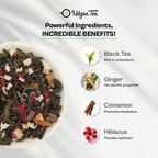 Udyan Tea Hibiscus Spice Green Tea | Grocsy
