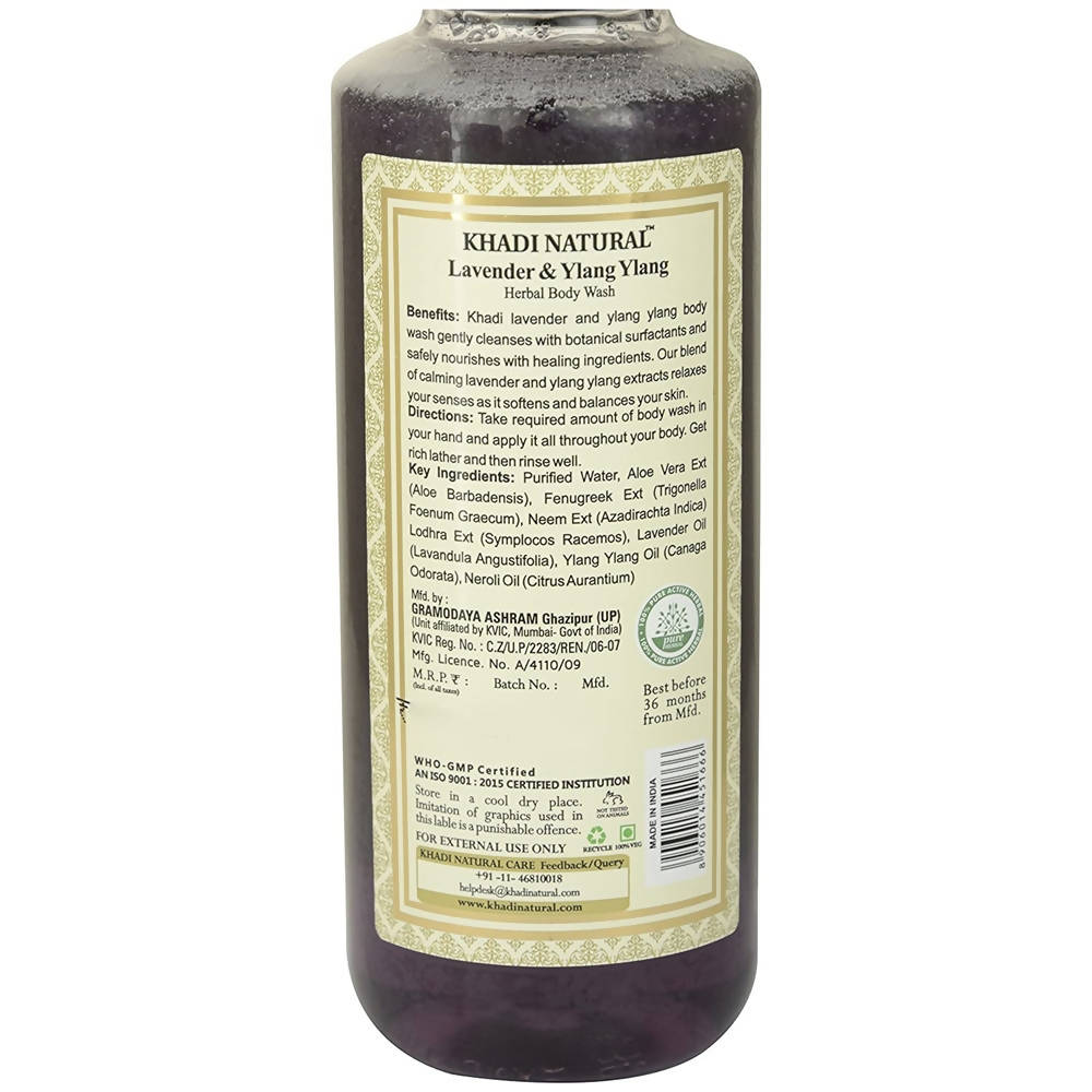 Khadi Natural Lavender & Ylang Ylang Herbal Body Wash | Grocsy